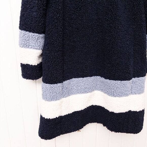 J. Crew Teddy Sherpa Topcoat in Colorblock Size Small - Picture 10 of 10